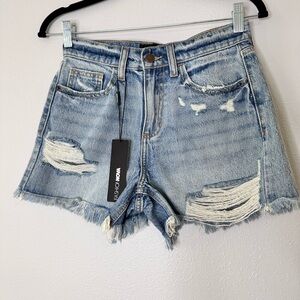Women's Distressed Denim Shorts